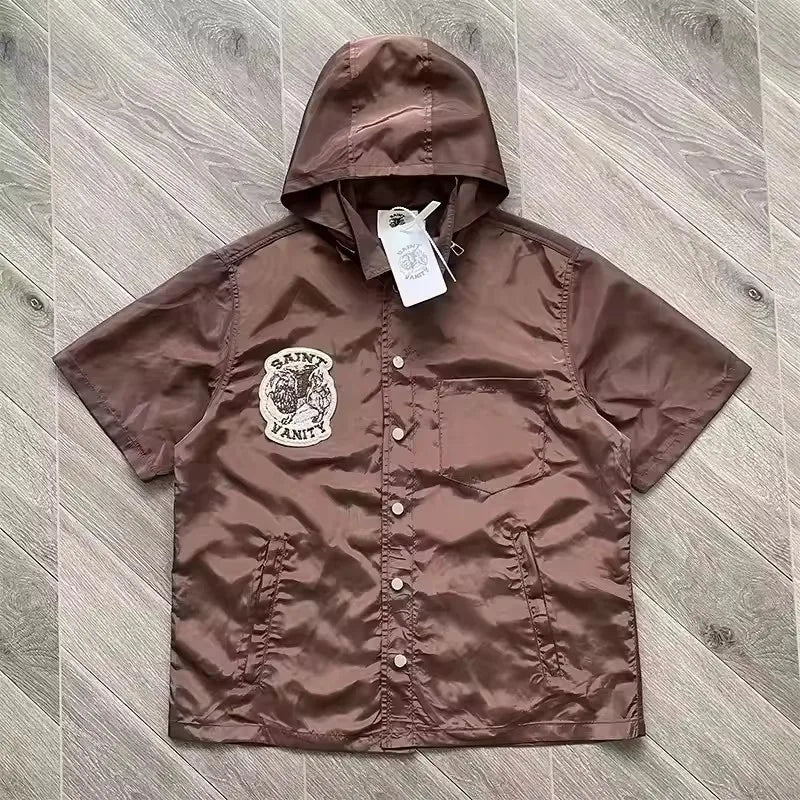 SAINT VANITY Embroidered Buckle Sports Sweatpants Jogger Men Women Drawstring Long Pants Trousers