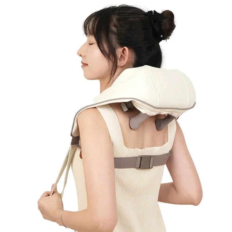Shoulder Neck Massager Korea 26W Bldc Massager Shoulder Neck Multifunctional Kneading Hot Compress Relieve fatigue Massage Shawl