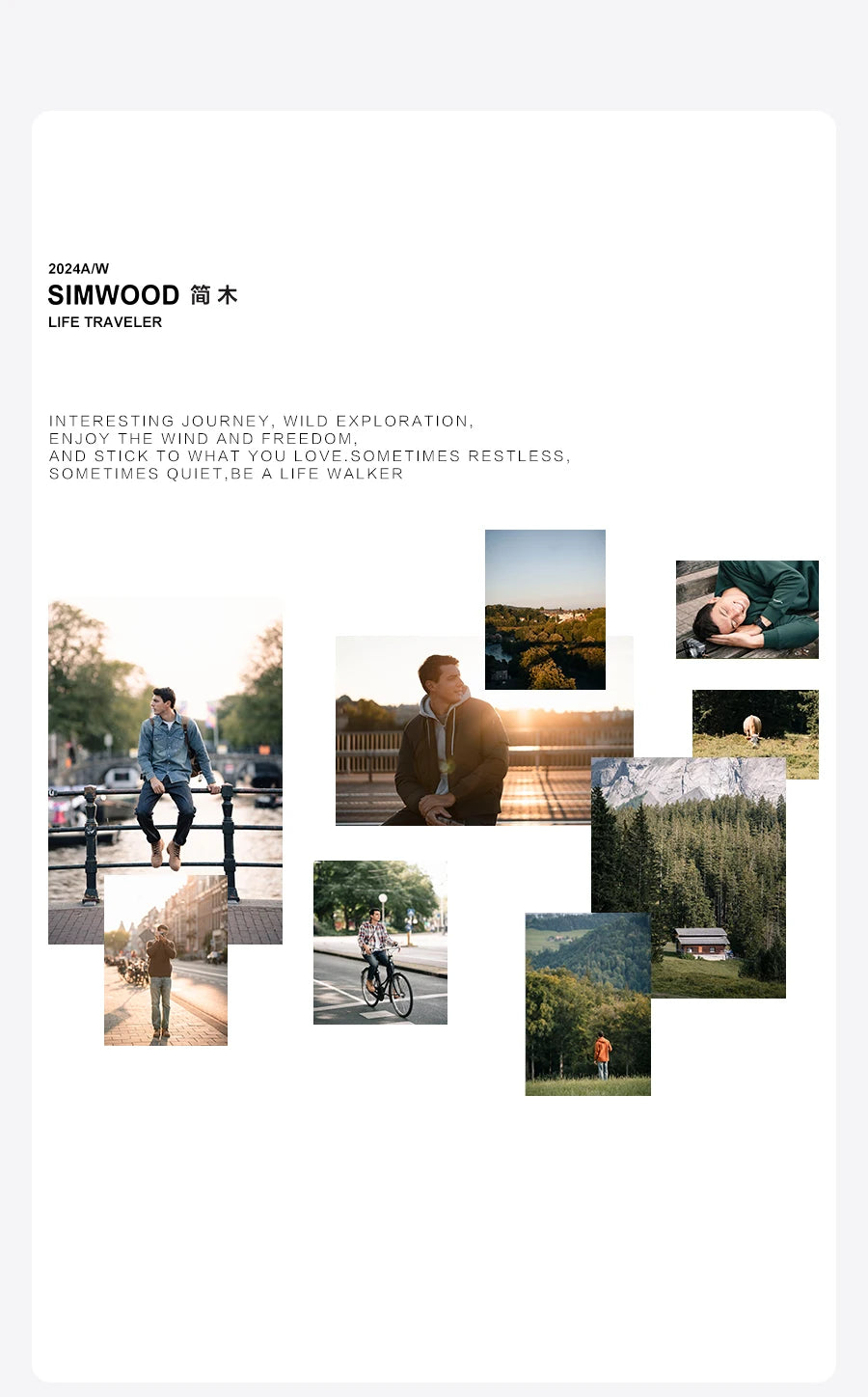 SIMWOOD 2024 Winter New Regular Fit Water-Resistant, Windproof Shell Men’s Winter Jacket with Hood Outdoor Coats