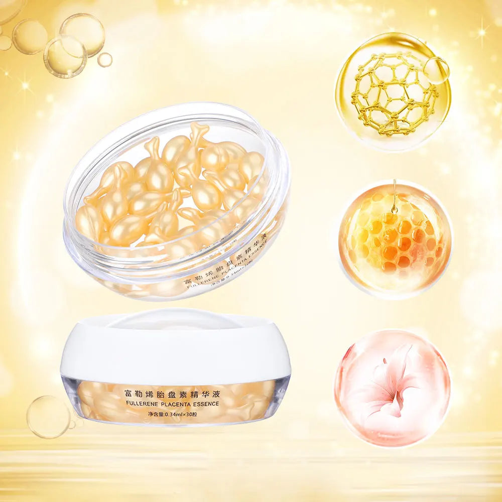 30/150Pcs Hyaluronic Acid Capsules Serum Hydrating Repair Moisturizing Essence Liquid Facial Deeply Nourishes Firming Skin Care