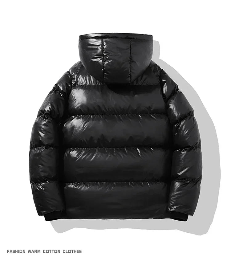 Thick Winter Jacket Warm Wool Windproof Hooded jacket Male Parkas Plus Size Fashion Man Jacket and Coat Men