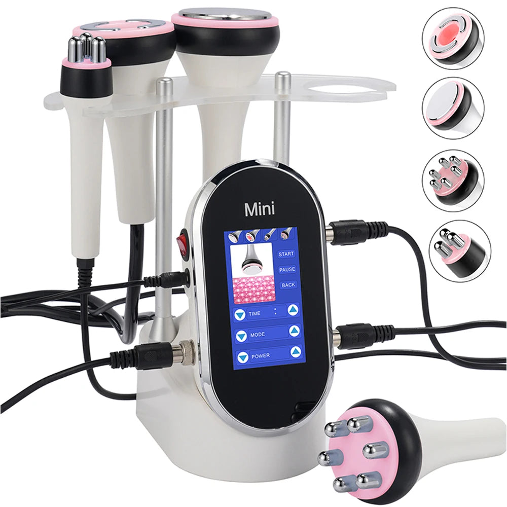 40K Cavitation Lipo Slimming Machine 4 in 1 Facial Care Ultrasonic Liposuction Cavitation Skin Lifting Tightening Shaping Device