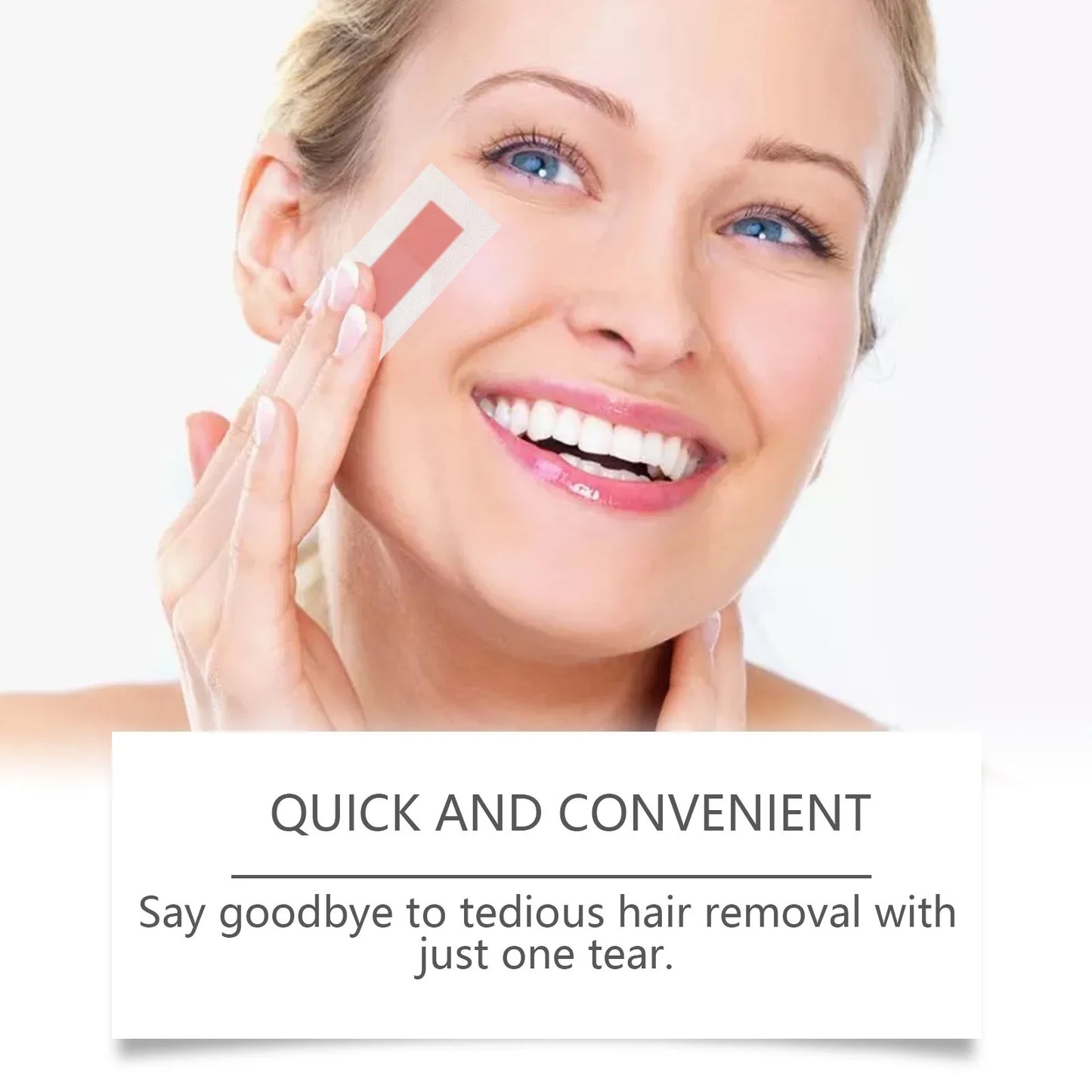 Facial Wax Strips for Face Ready to Use Lip Eyebrow Leg Arm Body Hair Removal Summer Depilation Clean Waxing Wipe Sticker Papers