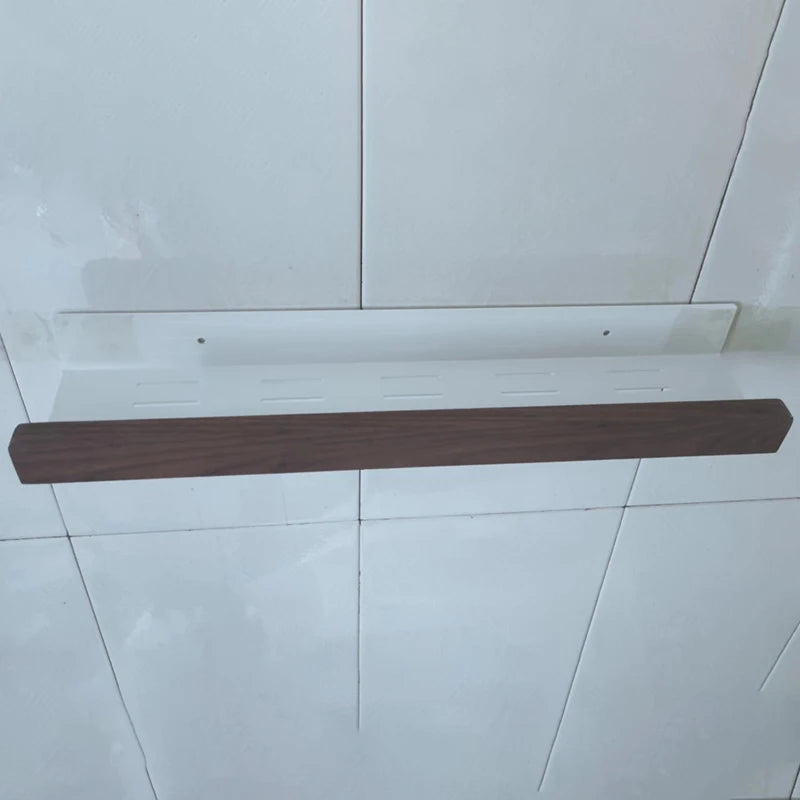 Bathroom Rack Wall-mounted Shower Room Toilet  Nordic style Shelf Cosmetic Storage kitchen Multi-purpose Shelf Solid Wood