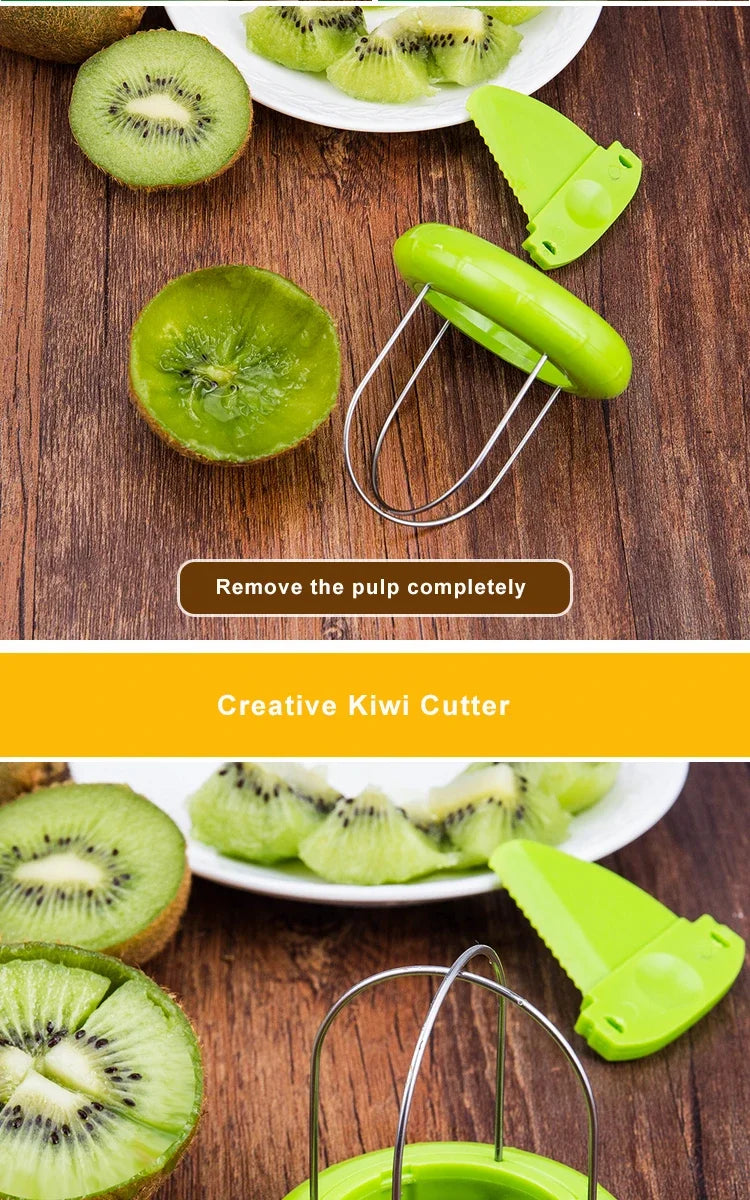 Fast Peel Kiwi Cutter Fruit Peeler Slicer Lemon Kiwi Slicer Peeling Pitaya Spiralizer Kitchen Gadgets Salad Cooking Tools