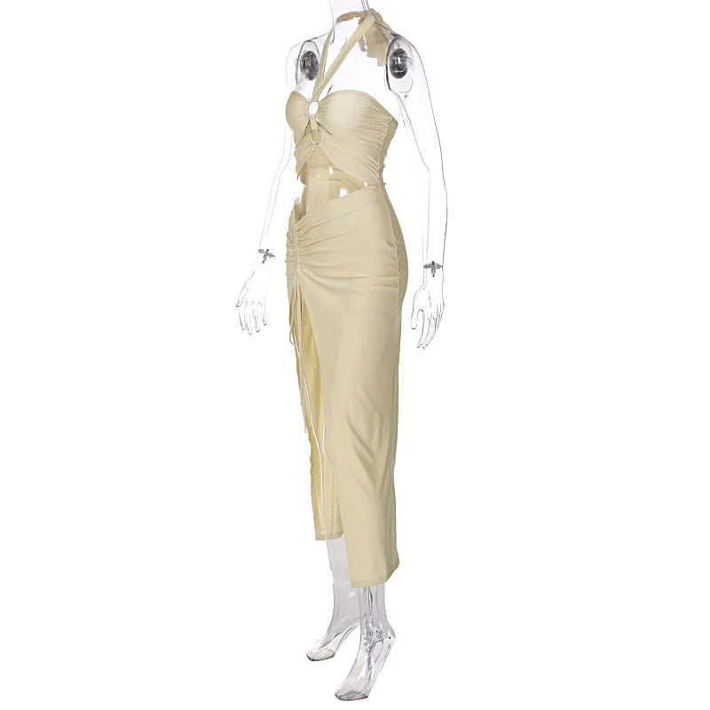 Dulzura Women Sexy 2024 Summer Party Club Evening Streetwear Vacation Bodycon Long Dress Wholesale Items For Business D258852