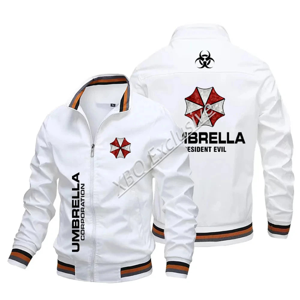 Fashion New Baseball Jacket Four Seasons Thin Men's Jacket Umbrella Corporation Logo Jacket Locomotive Jacket Bomber Jacket