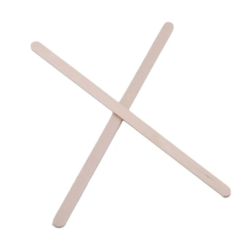 Disposable Wooden Coffee Stirrers Hot Cold Drinking Stir Beverage Stir Sticks Biodegradable Kitchen Utensils Bar Cafe Use 100Pc