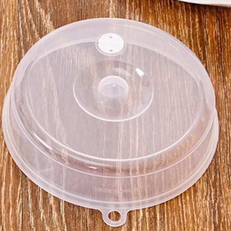 Large Microwave Splatter Cover Lid with Steam Vent Fresh Keeping Kitchen Stackable Sealing Disk Cover Universal Plate Bowl Cover