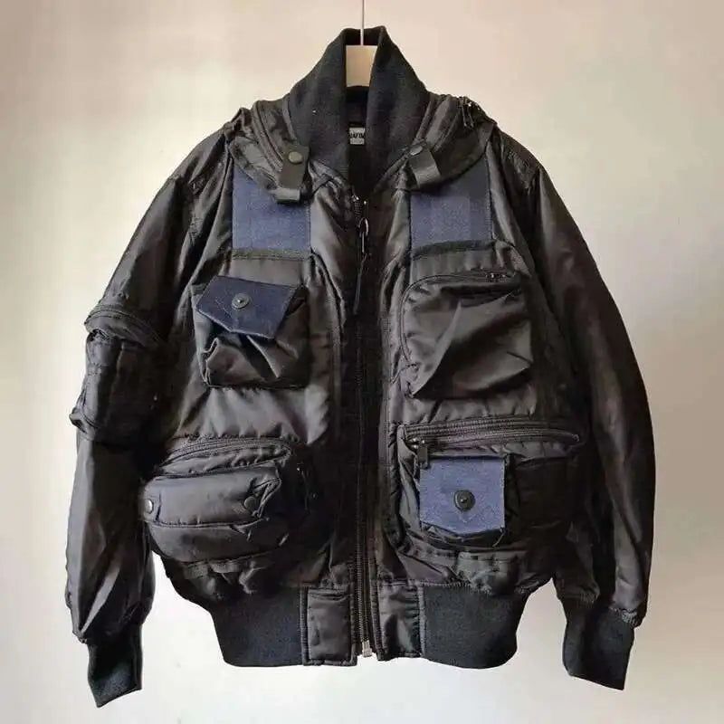 LUZHEN 2024 Autumn Winter Padded Jackets Handsome Trendy Functional Personalized Multi Pockets High Quality Outerwear LZ7916