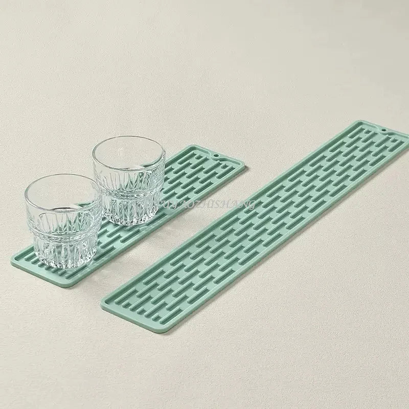 Kitchen Silicone Faucet Mat Drip Protection Pads Faucet Water Catcher Mat Sink Drain Pad Waterproof Non-slip Bathroom Gadget