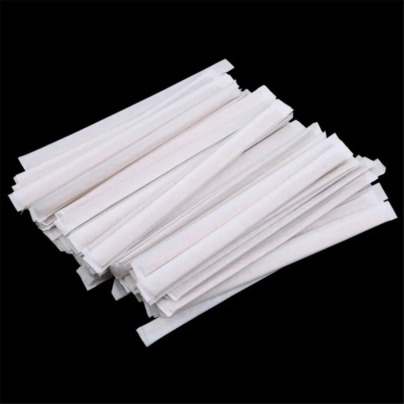 Disposable Wooden Coffee Stirrers Hot Cold Drinking Stir Beverage Stir Sticks Biodegradable Kitchen Utensils Bar Cafe Use 100Pc