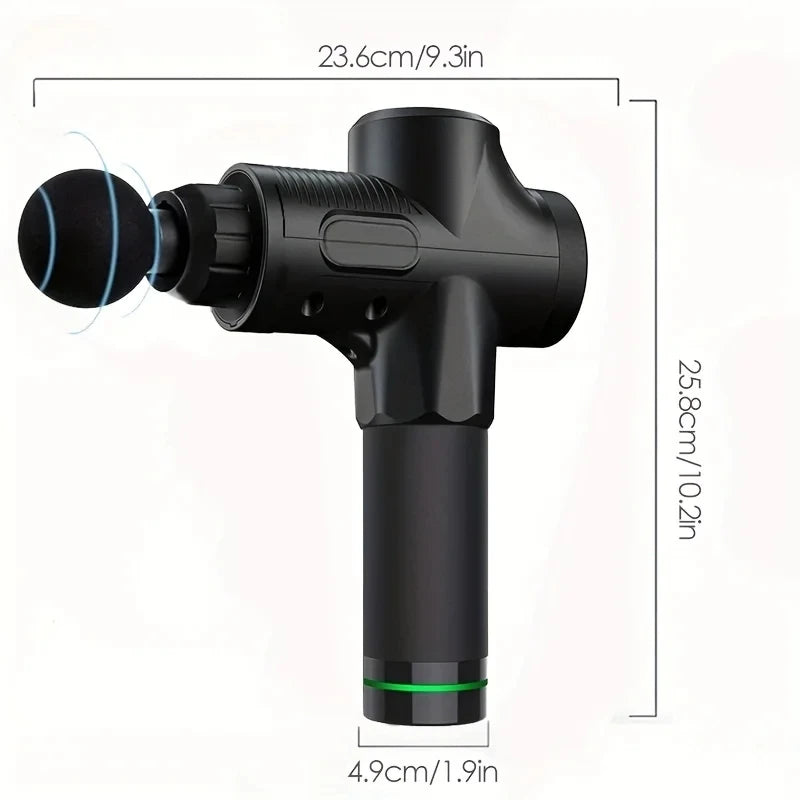 Massage Gun Fascia Deep Muscle Relax Body Neck Massager 99 Level Electric Fitness Equipment Noise Reduction Male Female