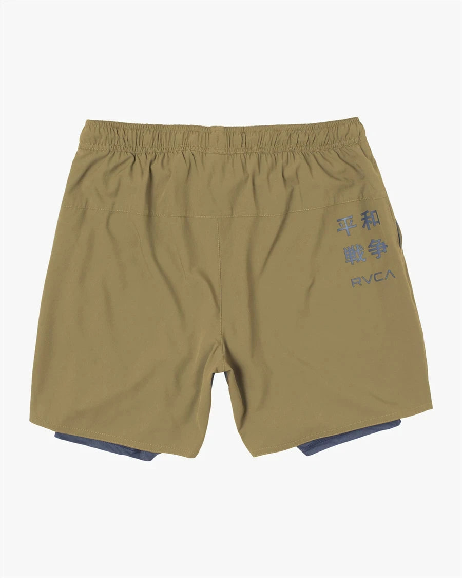 Fitness Shorts Men's Training Sports Jogging Fitness Woven Quick Dry New 2-in-1 Double-layer Sports Fitness Running Shorts