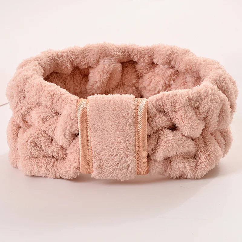 Headbands Spa Facial Headbands Makeup Headbands Elastic Terry Cloth Head Wrap for Women Washing Face Makeup Shower Yoga Sports