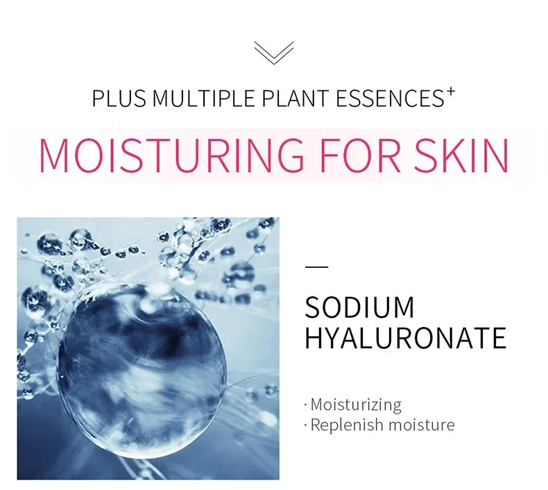 LAIKOU Cherry Blossom or Rose Essence Solution Moisturizing Facial Care Brighten Tighten Hydrating Repair Soothe Soften 100ml