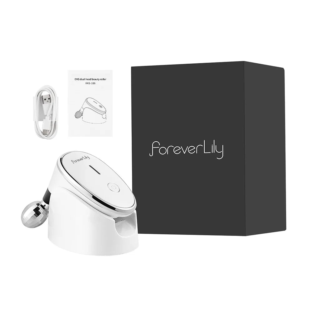 Foreverlily Face Body Roller Massager Facial Lifting Roller Chin Slimmer Double Chin Reducer Face V-line Massage Roller SkinCare