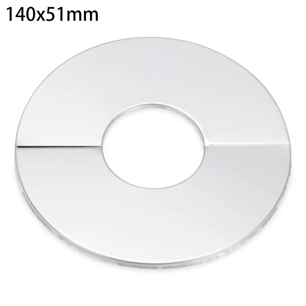 Black Stainless Steel Water Pipe Wall Covers Shower Chrome Finish Faucet Decorative Cover Kitchen Bathroom Accessories