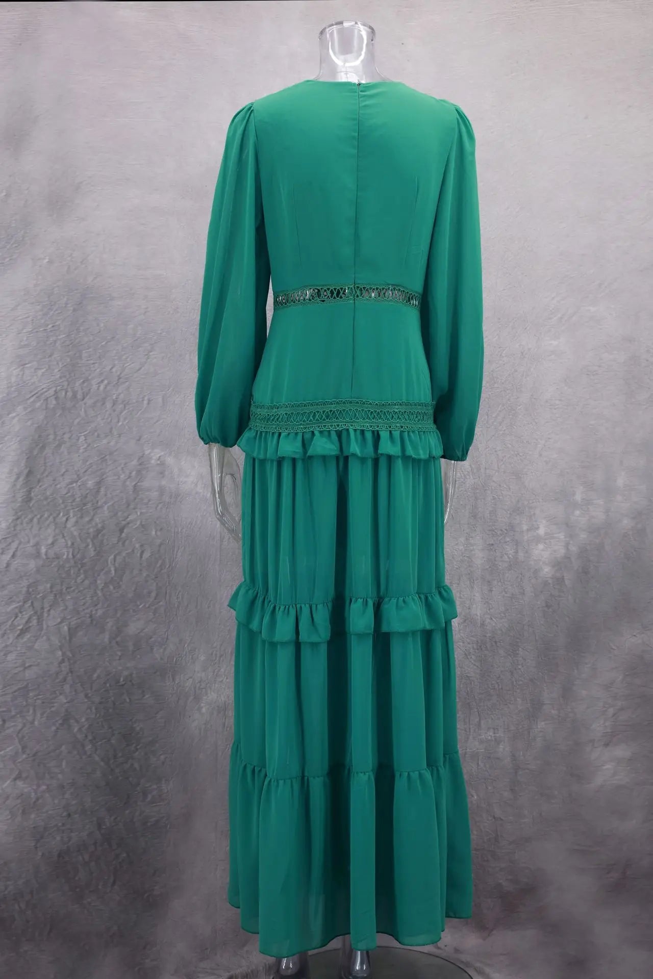 Women’s Long Dress Long Sleeve V-neck Maxi Dresses 2024 Autumn and Winter New in Dresses Party Evening Dresses for Women
