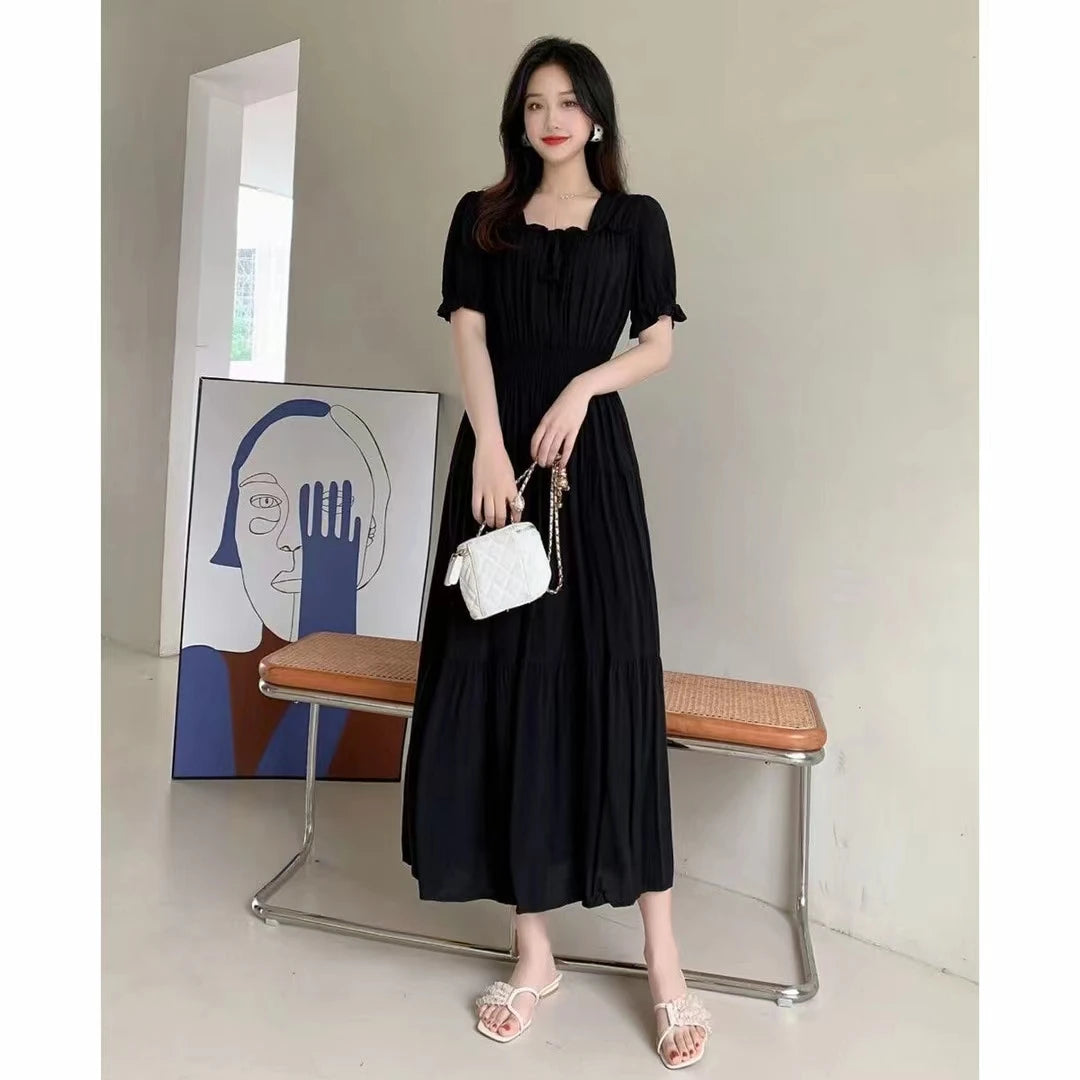 Maxi Long Dress for Women Clothes Indian Vintage vestidos para mujer Holiday 2025 Boho Beach Korean Style Cotton Dresses Robe