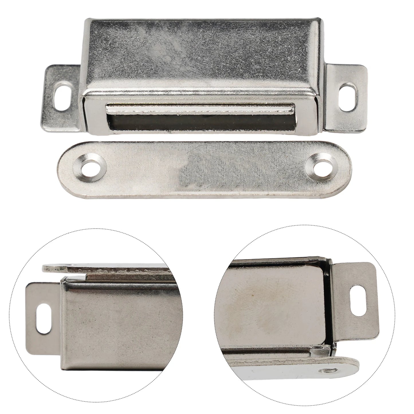 Magnetic Catch Latch Door Lock Heavy Duty Cabinet Magnet Kitchen Latch Catch With Screws Furniture Hardware