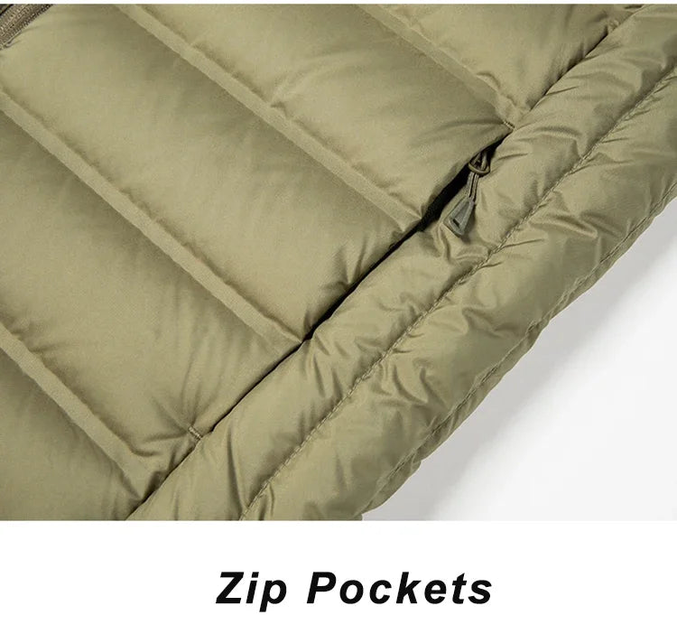 90%White Duck Down Winter Couple Vest Sleeveless Puffer Jacket Graphene Liner Stand Collar Warm Down Gilet Coats Big Size 8XL