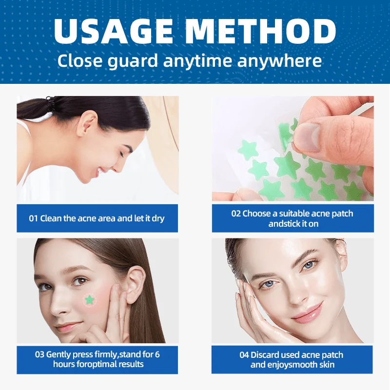 28/112/224pcs Multi-Color Star Stickers - Waterproof And Sweat-Proof To Cover Facial Blemishes - Skin-Friendly Concealer Sticker