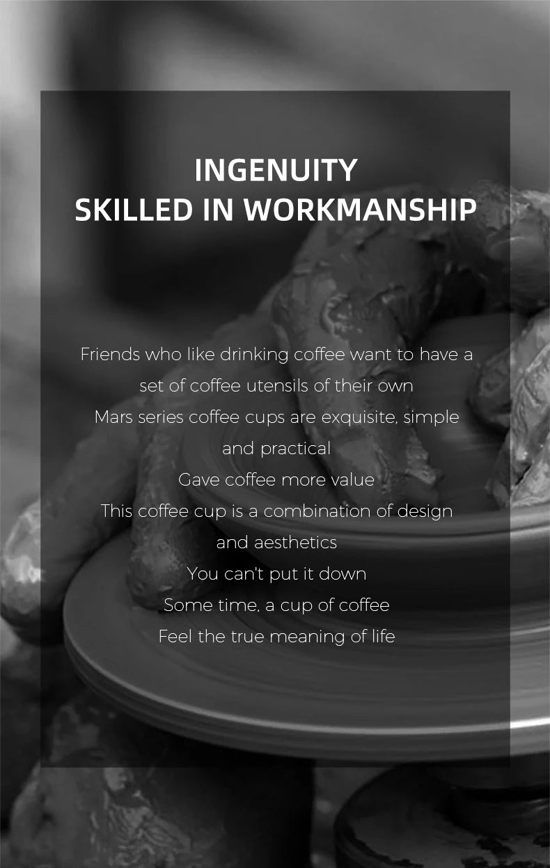 MHW-3BOMBER 280ML Esspresso Cup Saucer & Spoon Ceramic Tea Mugs Set Home Kitchen Accessories Chritmas Gifts for Coffee Lovers