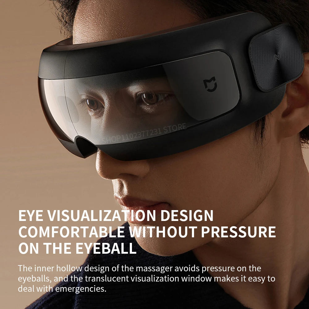 New Xiaomi Mijia Smart Eye Massager Hot Compress Zone Massage Relieve Fatigue Eye Care Instrument Work With Mi Home App