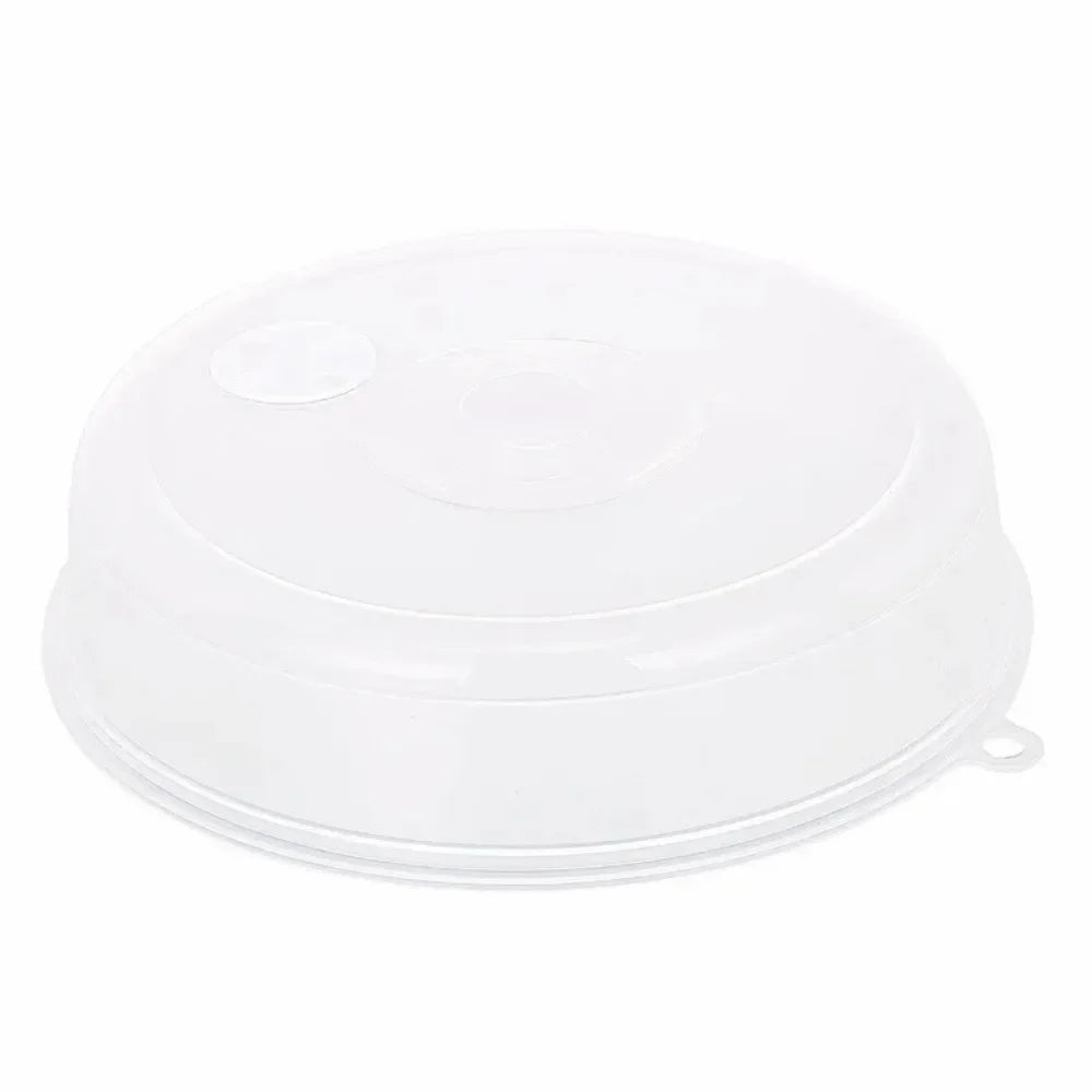 Large Microwave Splatter Cover Lid with Steam Vent Fresh Keeping Kitchen Stackable Sealing Disk Cover Universal Plate Bowl Cover
