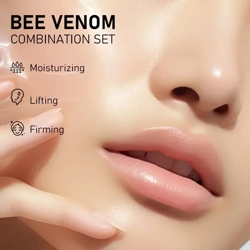 Bee venom Neck cream Moisturizing Sagging Improvement Reduce Fine Lines Damaged Skin Repair Facial Cream Nourishing Skin Care
