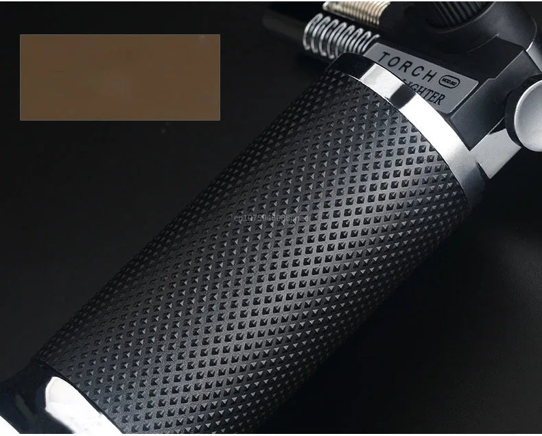Gas Lighter Windproof BBQ Kitchen Cooking High Capacity Torch Turbine Lighter Spray Gun Jewelry Metal Welding Men's Gifts