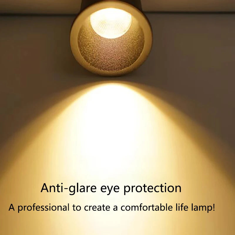 Anti-Corrosion Dimmable LED Downlight 3W 5W Anti-Glare Led Ceiling Lamp LED Spot Lighting Bedroom Kitchen COB Recessed Downlight