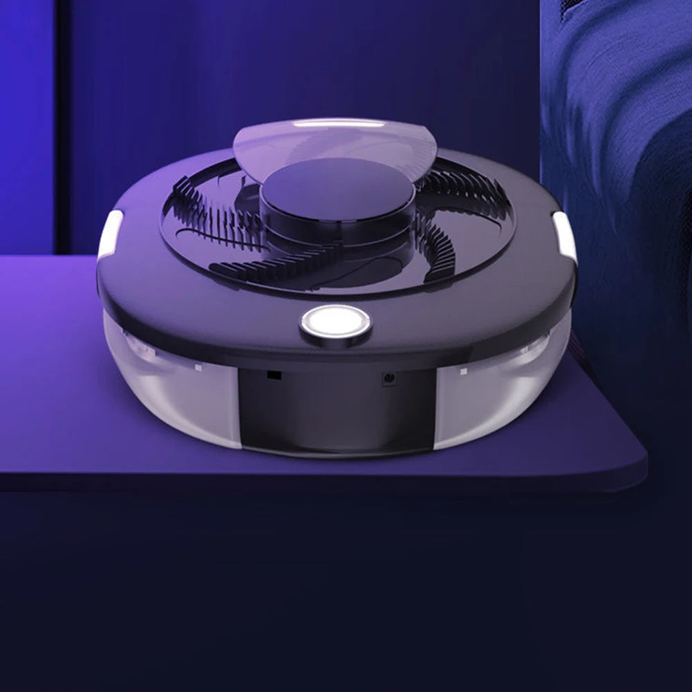 USB Electric Fly Trap with Baits Household Fly Catcher Quiet Gnat Flying Insect Trap for Indoor Home Kitchen Garden