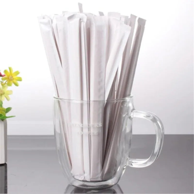 Disposable Wooden Coffee Stirrers Hot Cold Drinking Stir Beverage Stir Sticks Biodegradable Kitchen Utensils Bar Cafe Use 100Pc