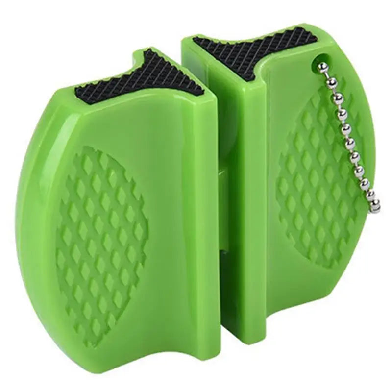 Mini Dual-sided Knife Sharpener, Portable Outdoor and Kitchen Tool for Quick Knife Sharpening