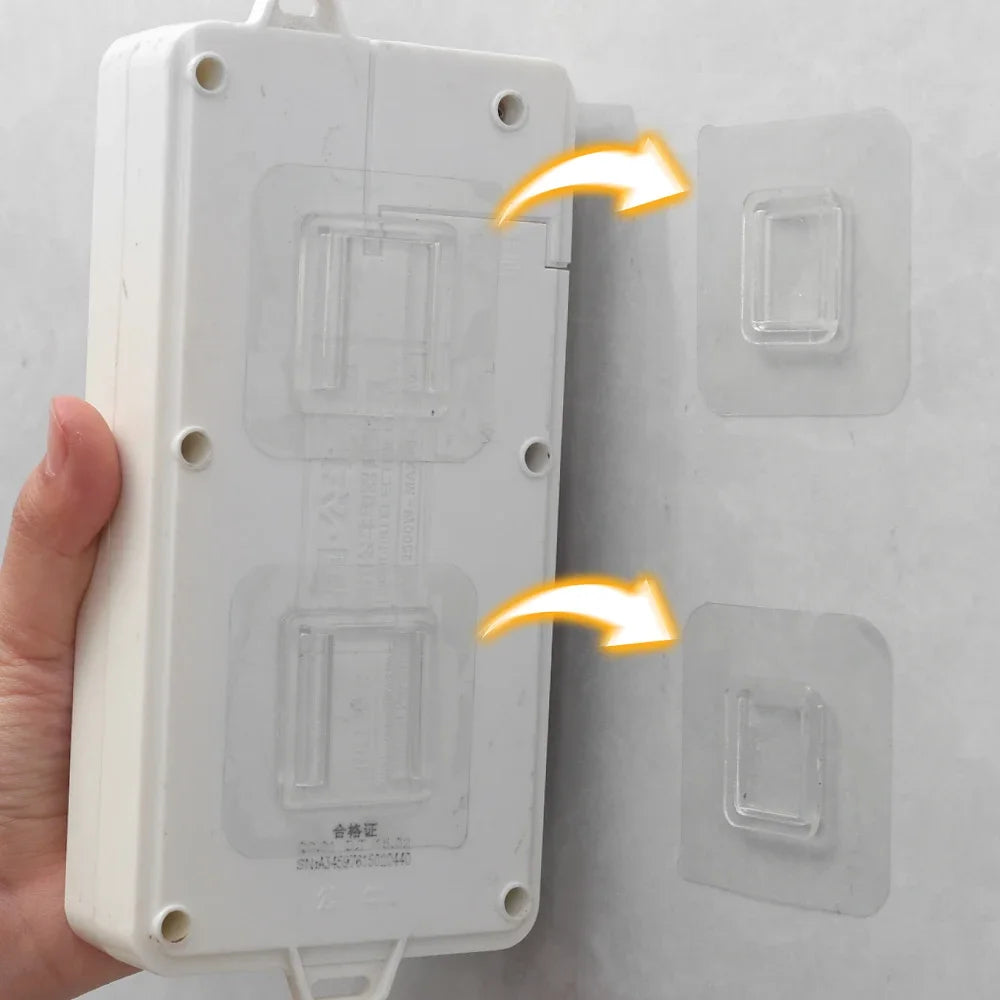 30/2Pcs Adhesive Wall Hook Double-Sided Multi-Purpose Transparent Hooks Invisible Traceless Storage Holder Kitchen Door Hooks
