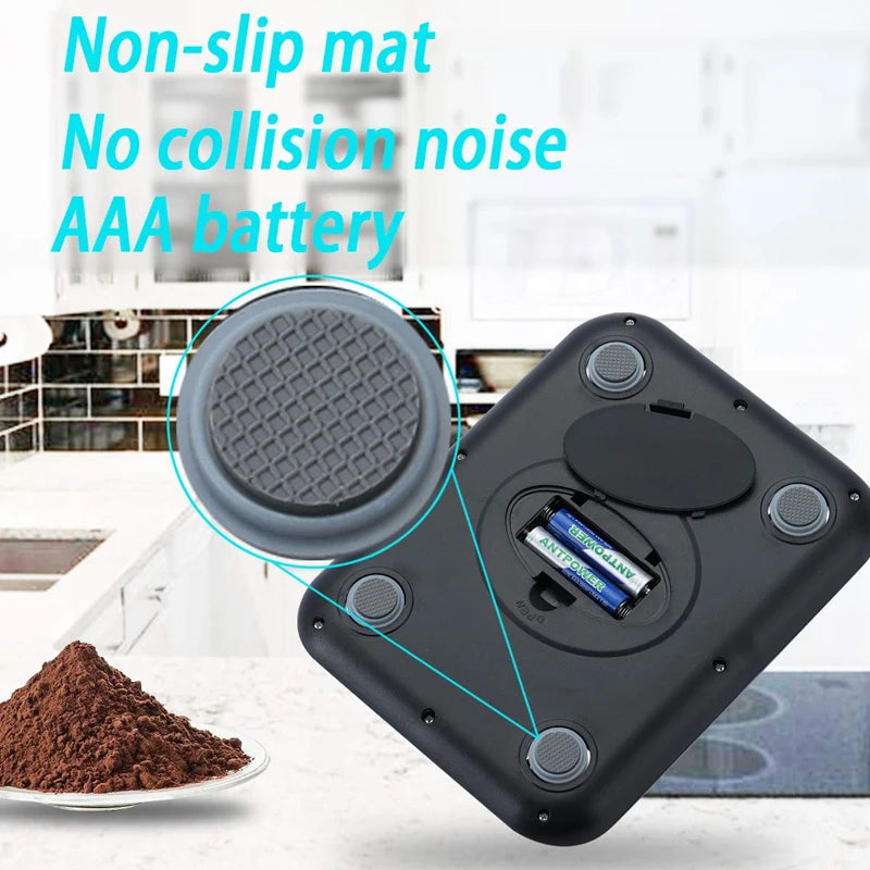 Electronic Digital Scales 5kg 10kg 1g  Weights Scale Stainless Steel  Food Balance Measure Tools LED Display Kitchen Scale