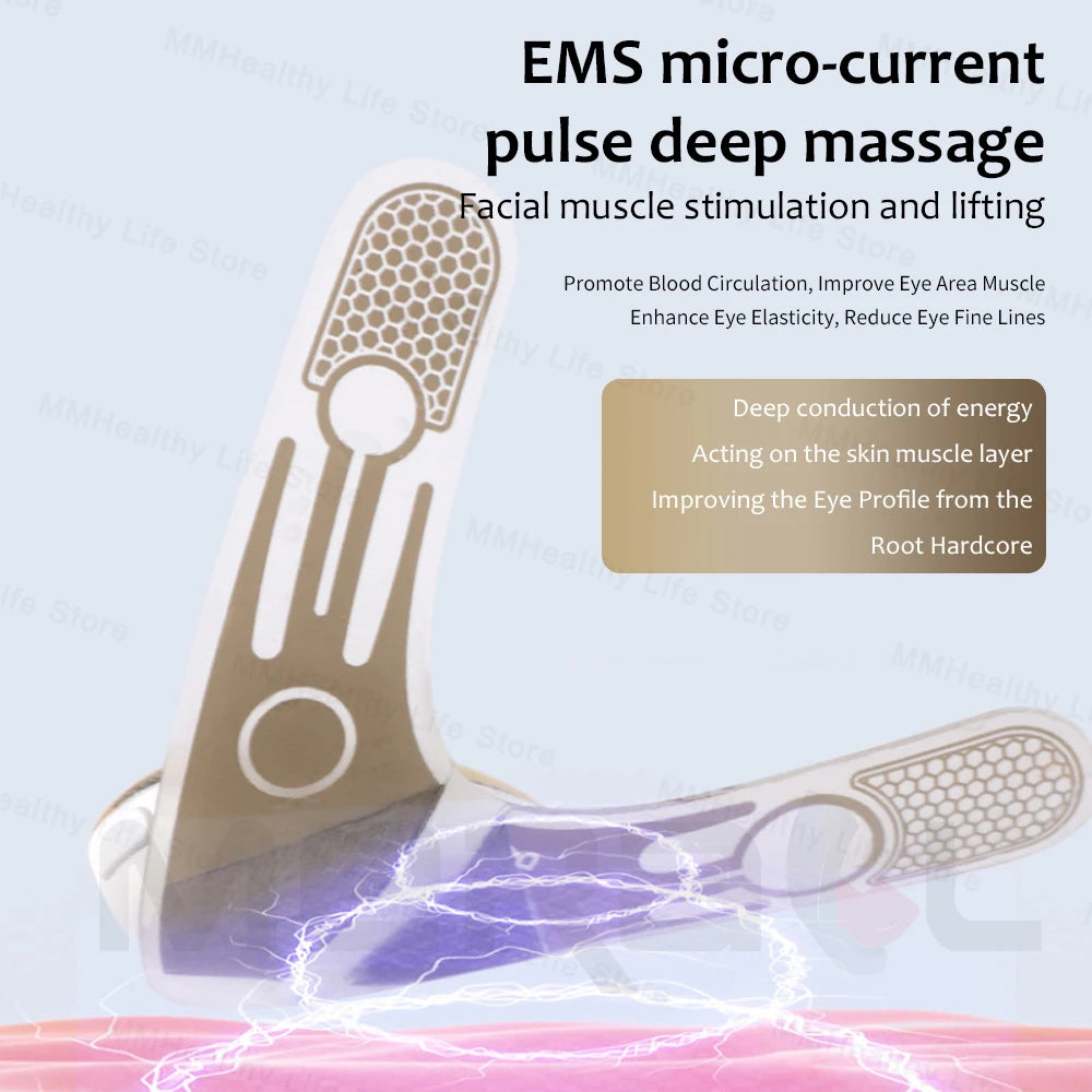 Electric EMS Eye Beauty Massage Muscle Stimulator Facial Lifting Anti-Wrinkle Lift Face Skin Care Dark Circles Relieves Fatigue