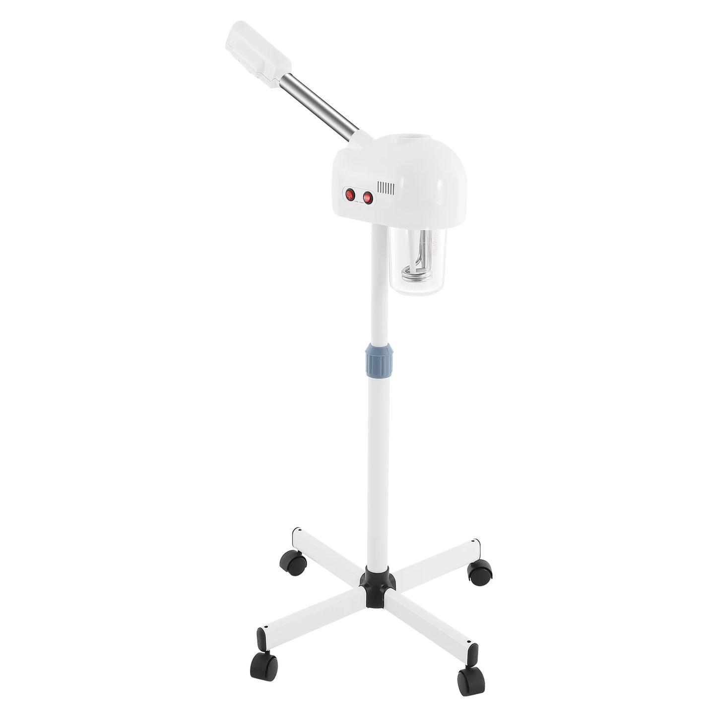750ml Ozone Facial Steamer Height Adjustable Sprayer 360° Rotatable Movable Skin Care Equipment for Salon Beauty Spa White/Black
