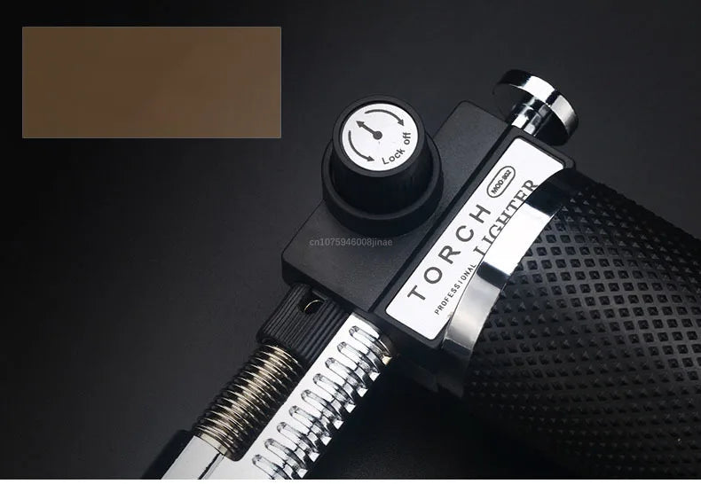 Gas Lighter Windproof BBQ Kitchen Cooking High Capacity Torch Turbine Lighter Spray Gun Jewelry Metal Welding Men's Gifts