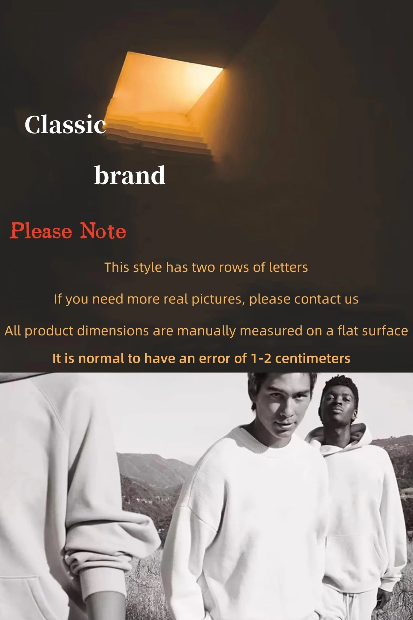Season 7 Double Lined Back Two Rows Silicone Letter Men's Short Sleeve Classic Brand High Street Round Neck T-shirt Pullover Top