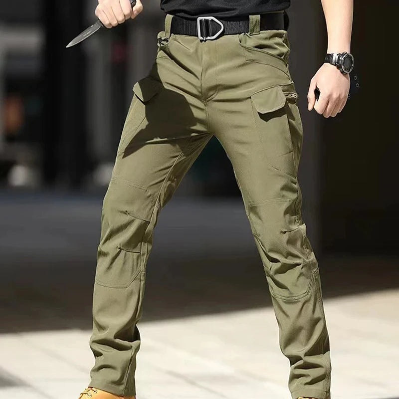 Winter Tactical Sets Men Outdoor Work Fleece Jacket Waterproof Shark Skin Soft Shell Hooded Jacket Multi-pocket Cargo Pant 2 Pcs