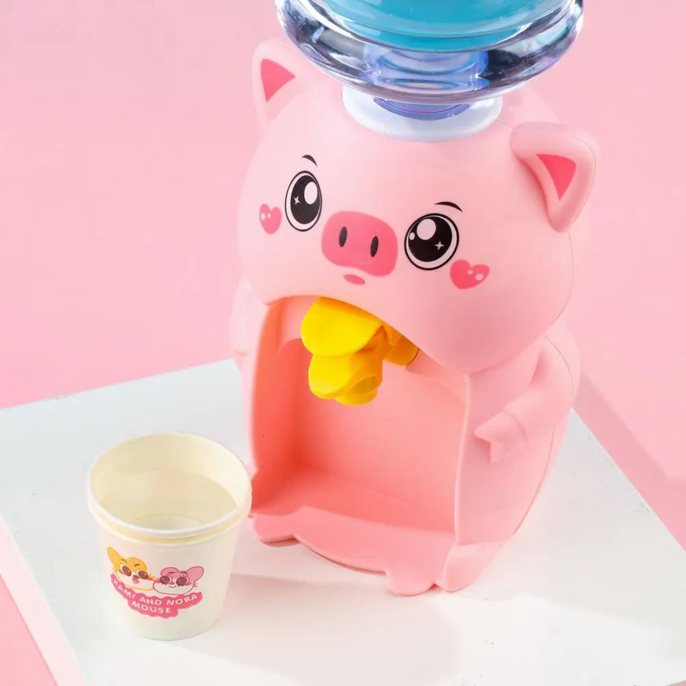 Children's Mini Fun Water Dispenser Electric Acousto-optic Simulation House Drinking Machine Baby Kitchen Toy Children Gift