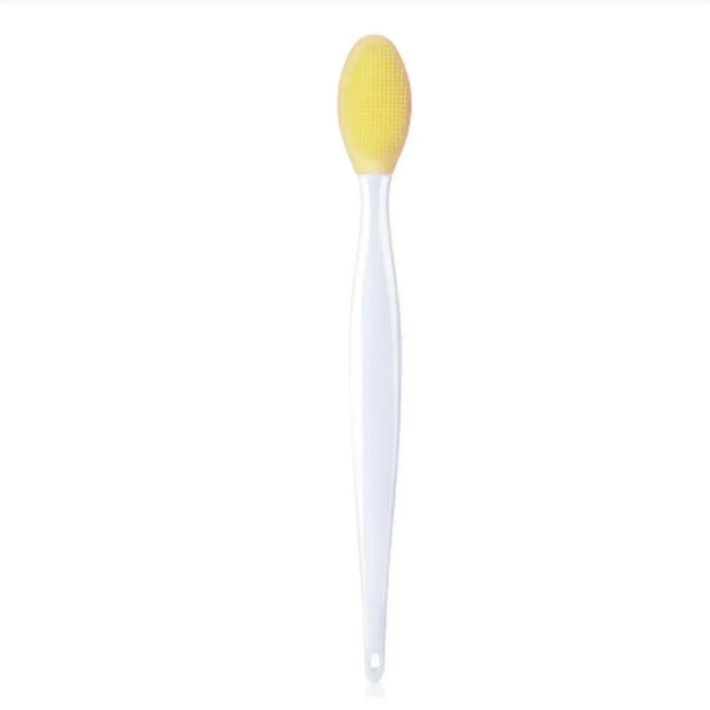 2pc Skin Care Lip Exfoliating Facial Cleansing Face Scrub Nose Clean Brush Blackhead Remove Silicone Double-Sided Skin Care Tool