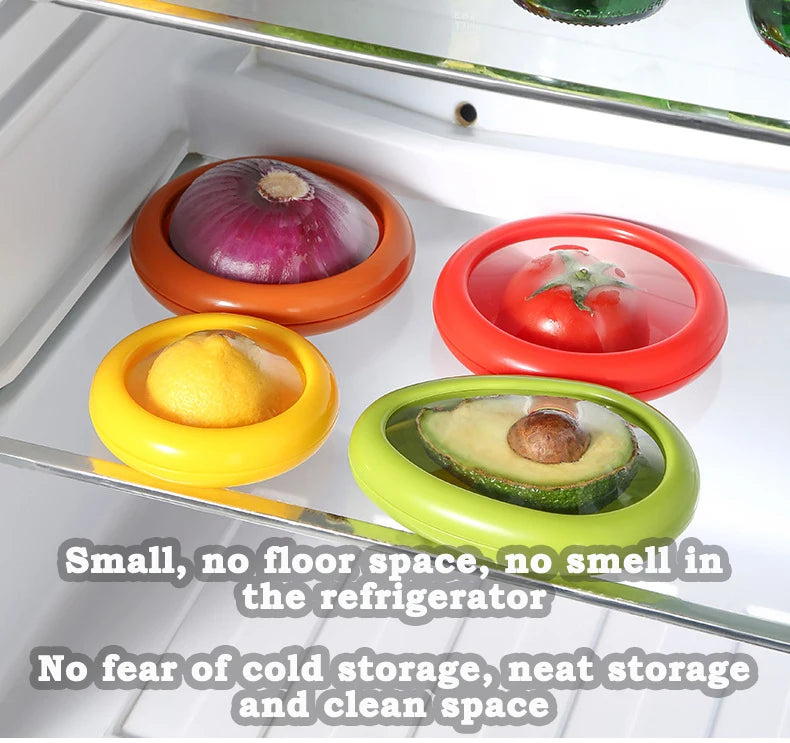 Kitchen Storage Box Fruit Vegetable Container Fresh Box Avocado Tomato Lemon Onion Fresh-Keeping Crisper Kitchen Gadgets