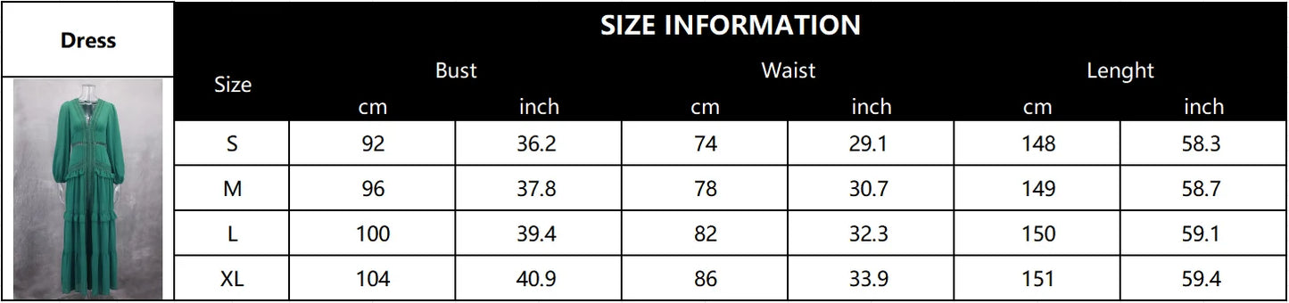 Women’s Long Dress Long Sleeve V-neck Maxi Dresses 2024 Autumn and Winter New in Dresses Party Evening Dresses for Women