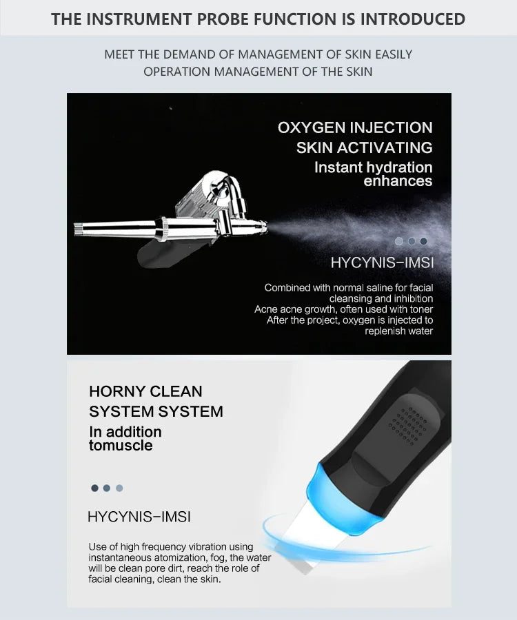 9 In 1 Hydra Professional Machine Aqua Facial Device New Beauty Health Korea Solution Aquaskin Smart Multifunction Oxygen Jet