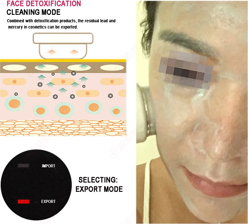 Ultrasonic Facial Massager Skin Care Face Lifting Cleaning Anti Aging Wrinkle Remove Ultrasound Face Body Massage Beauty Device