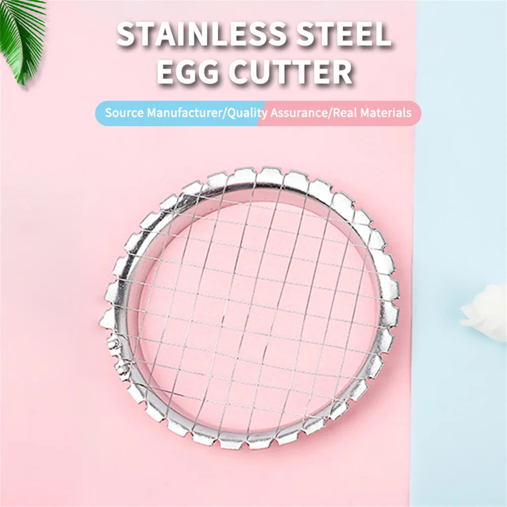 1~5PCS Stainless Steel Egg Slicer Cutter Cut Egg Device Grid For Vegetables Salads Potato Mushroom Tool Chopper Kitchen Chopper